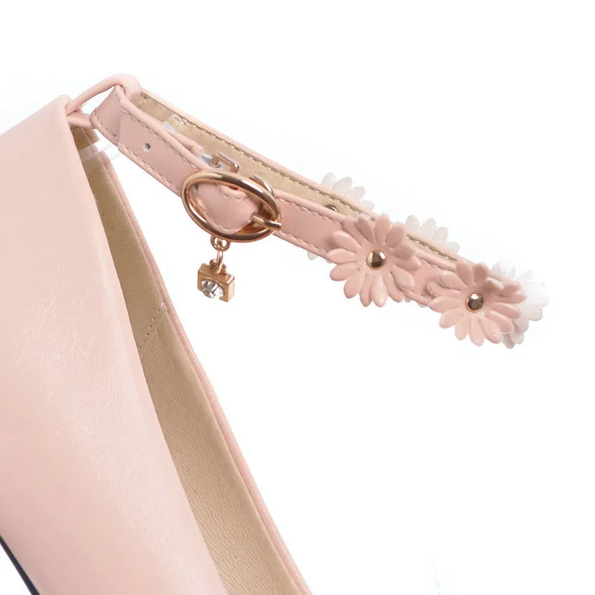 Женские туфли-лодочки NESIMOO розовые модные туфли из искусственной кожи на высоком