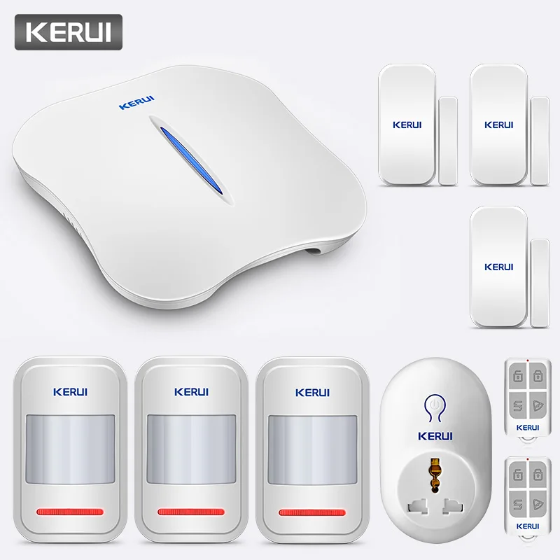 KERUI W1 WIFI PSTN домашняя охранная сигнализация Система смарт мобильный телефон