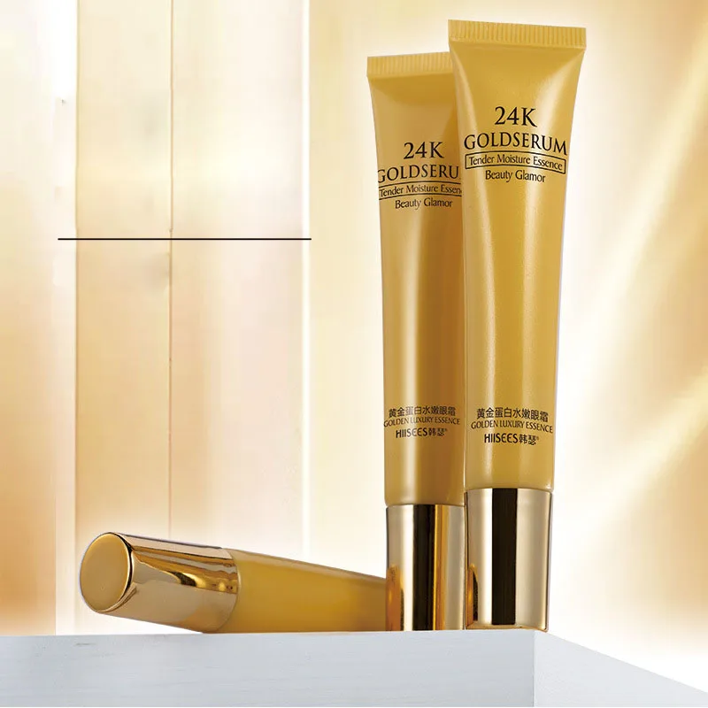 24K Gold для ухода за областью вокруг глаз с пептидами и коллаген Сыворотки анти