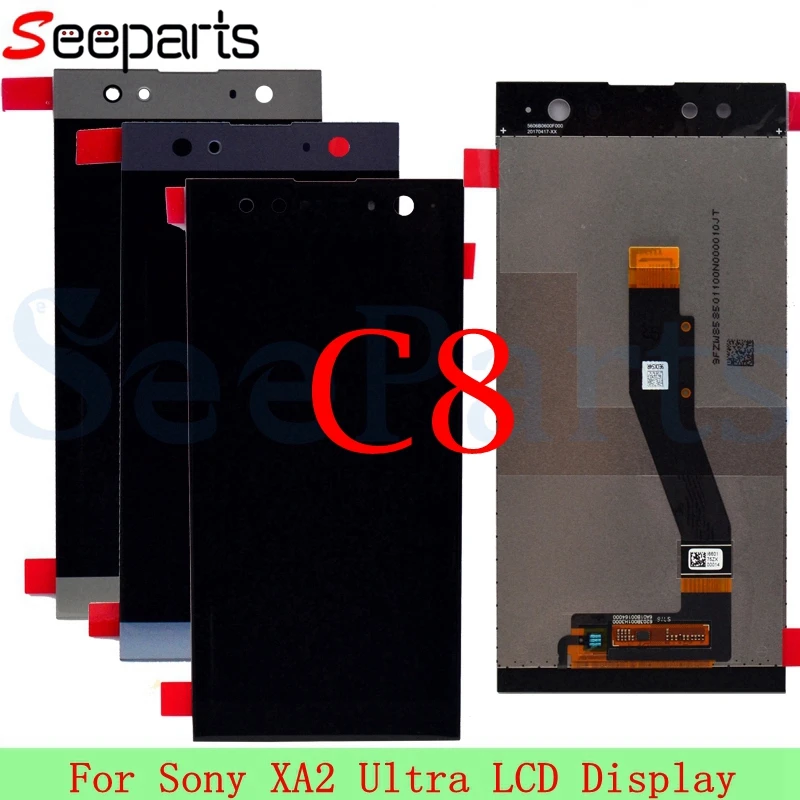 

For Sony Xperia XA2 Ultra/C8 LCD Display Touch Screen Digitizer Replacement Parts H4233 H4213 H3213 H3223 For SONY XA2 Ultra LCD