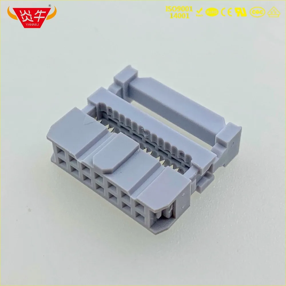 FC 14P женский 2 54 мм Шаг 14PIN IDC разъемы ISP JTAG HEADER для плоского ленточного кабеля
