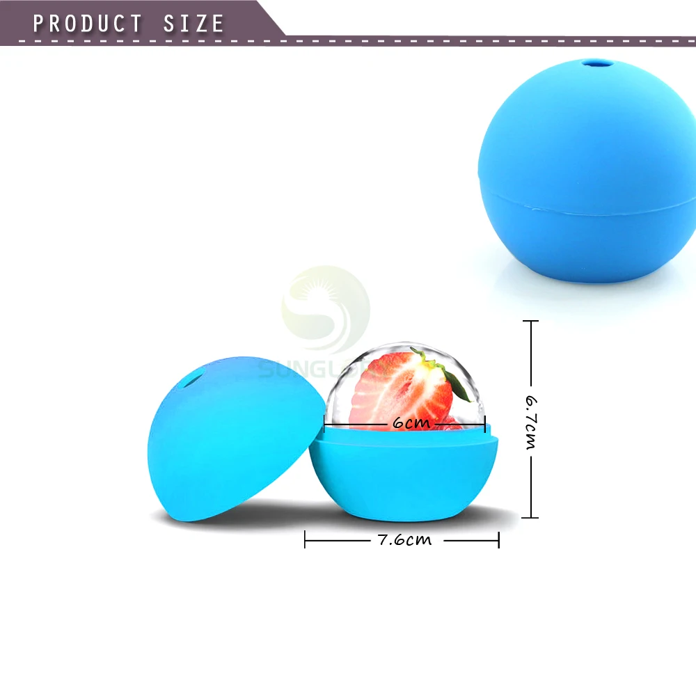 Форма для мороженого форма шариков виски коктейля силиконовая Сфера круглый шар