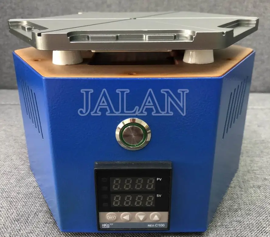JALAN рамы резки для iPhone XR/XS MAX/XS/X/8 P/8/7 P/7/6SP/6 S/6 P/6/5 стекло сенсорный ЖК экран Рамка Отопление отдельно инструмент для удаления - Цвет: 220V blue machine