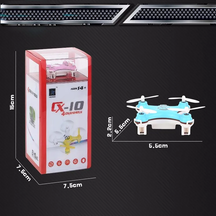 Cheerson cxcx10 2,4G игрушки с дистанционным управлением 4CH 6Axis Led RC Квадрокоптер Мини RC вертолеты радиоуправляемый самолет RTF Дрон