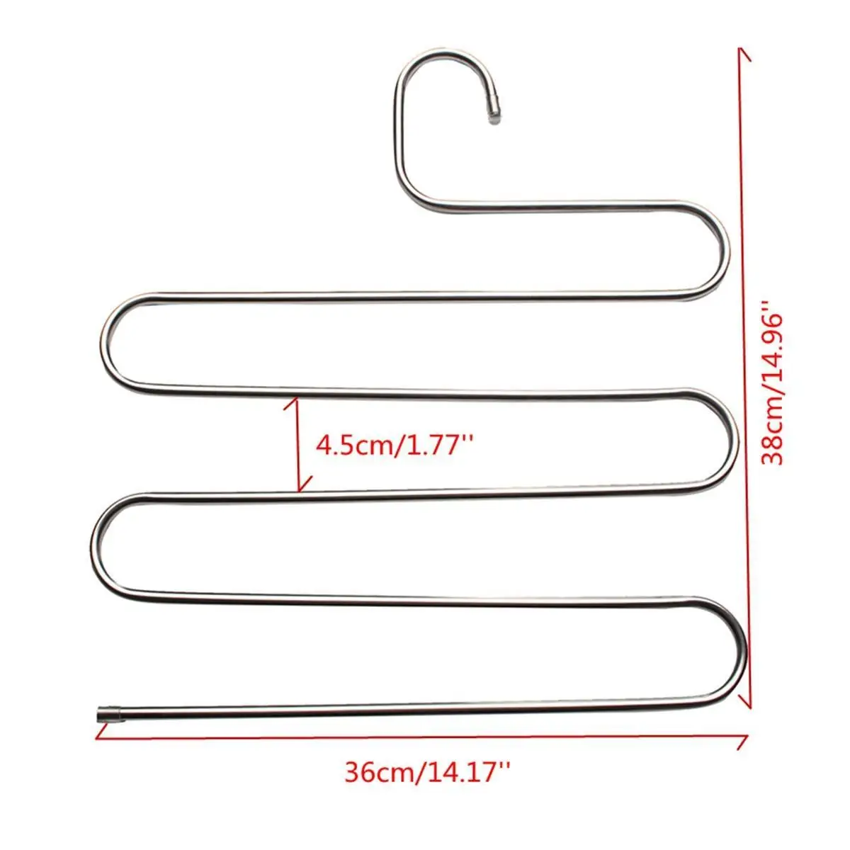 Pants Hanger Fashion Layers Trousers Organizer Hanging Clothes Rack Household Supplies storage shelf | Дом и сад