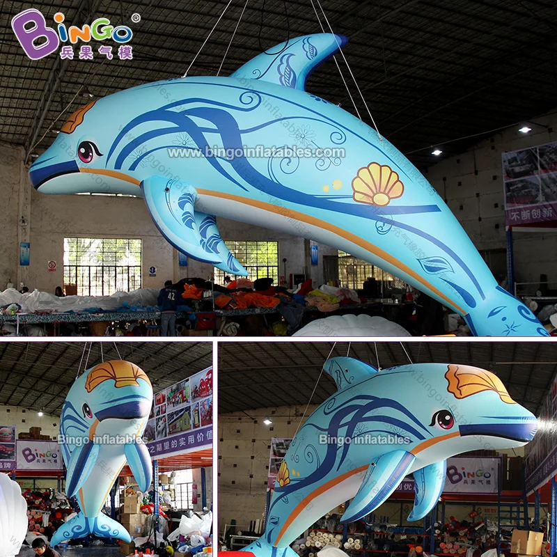 Персонализированные 5 метров длина гигантский надувной Дельфин/ПВХ Материал