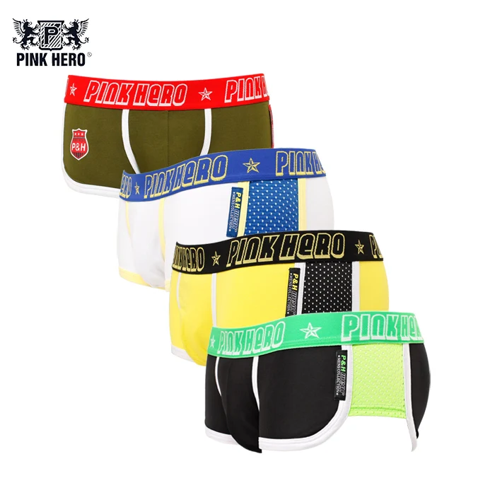 4Pcs 1225 4 шт. в упаковке, повседневное мягкое Мужское нижнее белье из чистого хлопка с эластичным поясом, мужские повседневные трусы-боксеры Cueca, лидер продаж - Цвет: 4Pcs 1225
