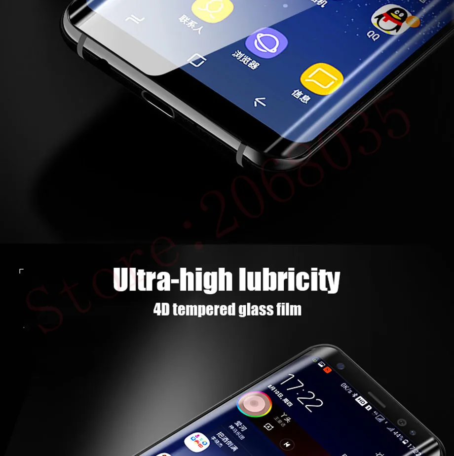 3D Изогнутые Полный закаленное Стекло для Samsung Galaxy S8 плюс Экран протектор Плёнки крышка взрывозащищенные для Samsung S8 примечание 8 Стекло