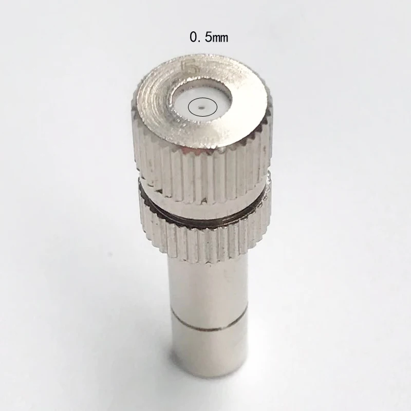 0.5mm 10 шт. высокое качество распыление запотевание сопла сад орошения воды спринклер Quick Slip Lock Разъемы фитинги - Цвет: 0.5mm