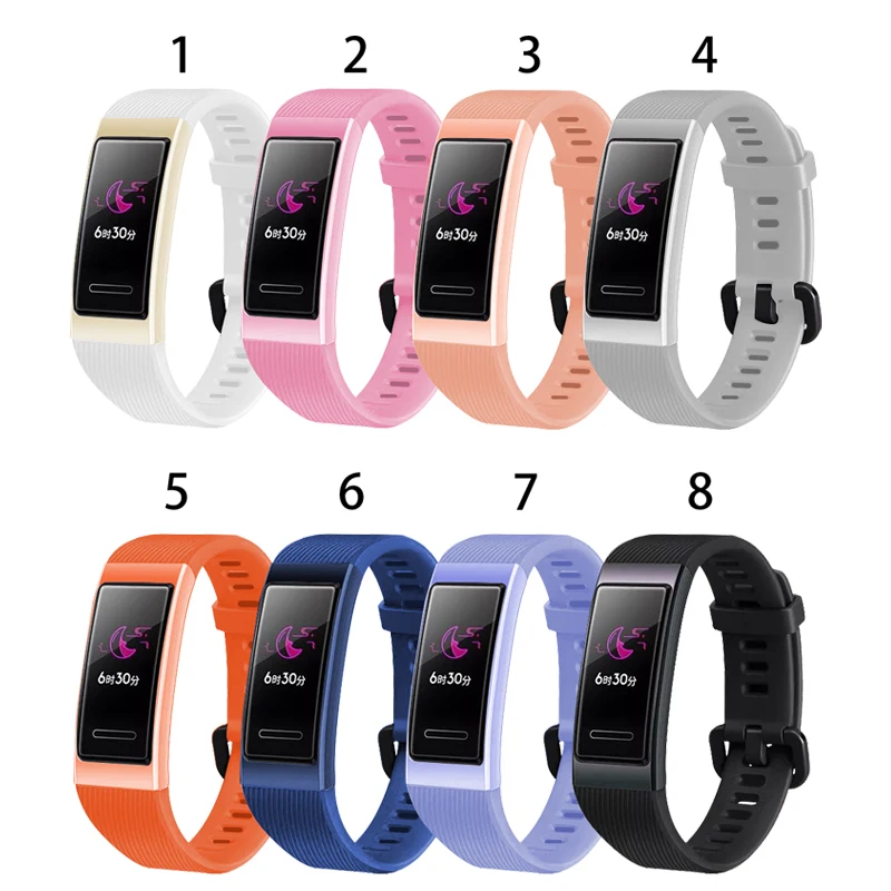 Для huawei Band 3/3 Pro силиконовый ремешок мягкий цветной спортивный ремешок сменный ремешок для оригинального huawei band 3/3Pro Correa
