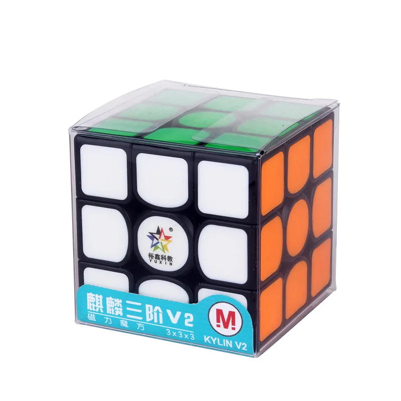 

YUXIN Kirin V2M Professtional 3x3x3 Magnetic Magic Cube Speed Puzzle 3x3 Cube Educational Toys Gifts 55.5mm