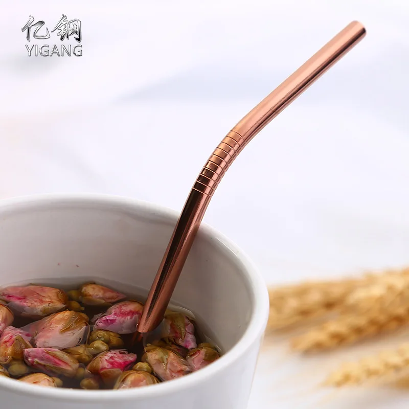 Многоразовая металлическая соломинка Yerba Mate с чистящей щеткой коктейльные