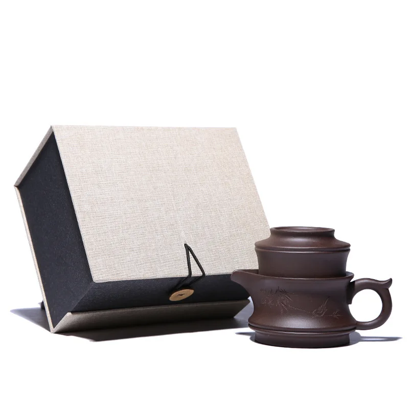 sand tea sets undressed ore reasonable bamboo purple clay pot is carved painting justice cup small cups | Дом и сад