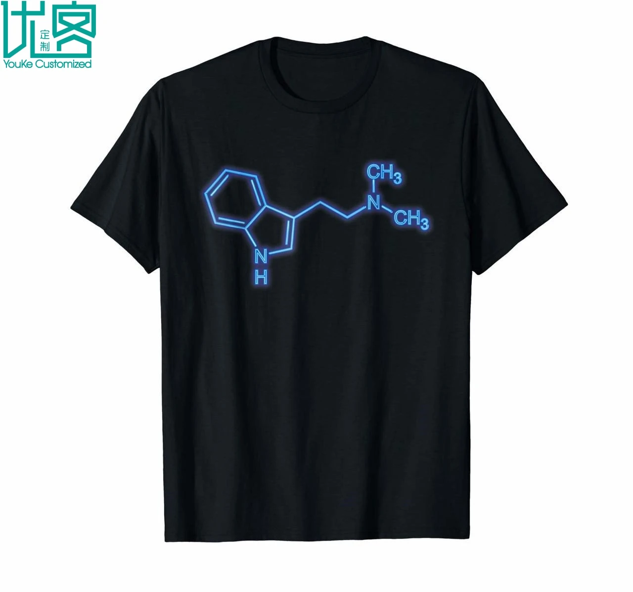 Мужская футболка с коротким рукавом Science Teacher-Dmt Spirit Molecule 9535 лето 2019 | одежда
