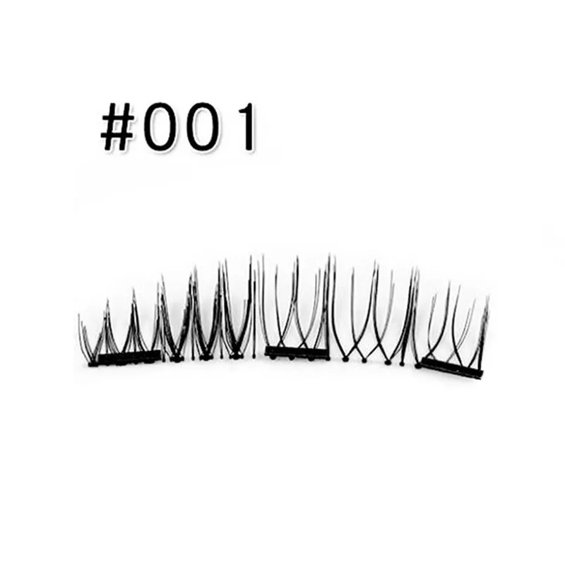 1 комплект магнитные объемные ресницы накладные для глаз натуральные химические