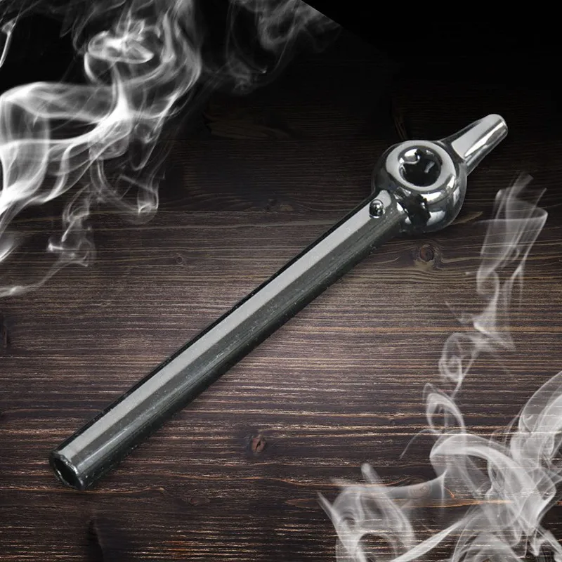 150mm Portable Glass Pipes Mini Smoking Pipe Straight Herb Tobacco Smoking Tube Tobacco Accessories Smoking Tools