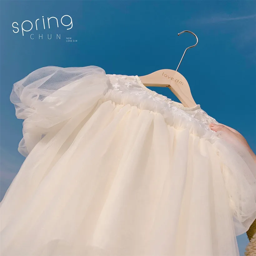 Платье для новорожденных летние детские платья девочек кружевная одежда первого