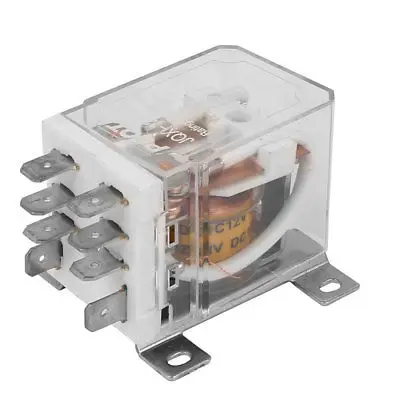 JQX-12F-2Z DC12V напряжение катушки 8 Pin DPDT электромагнитное реле мощности