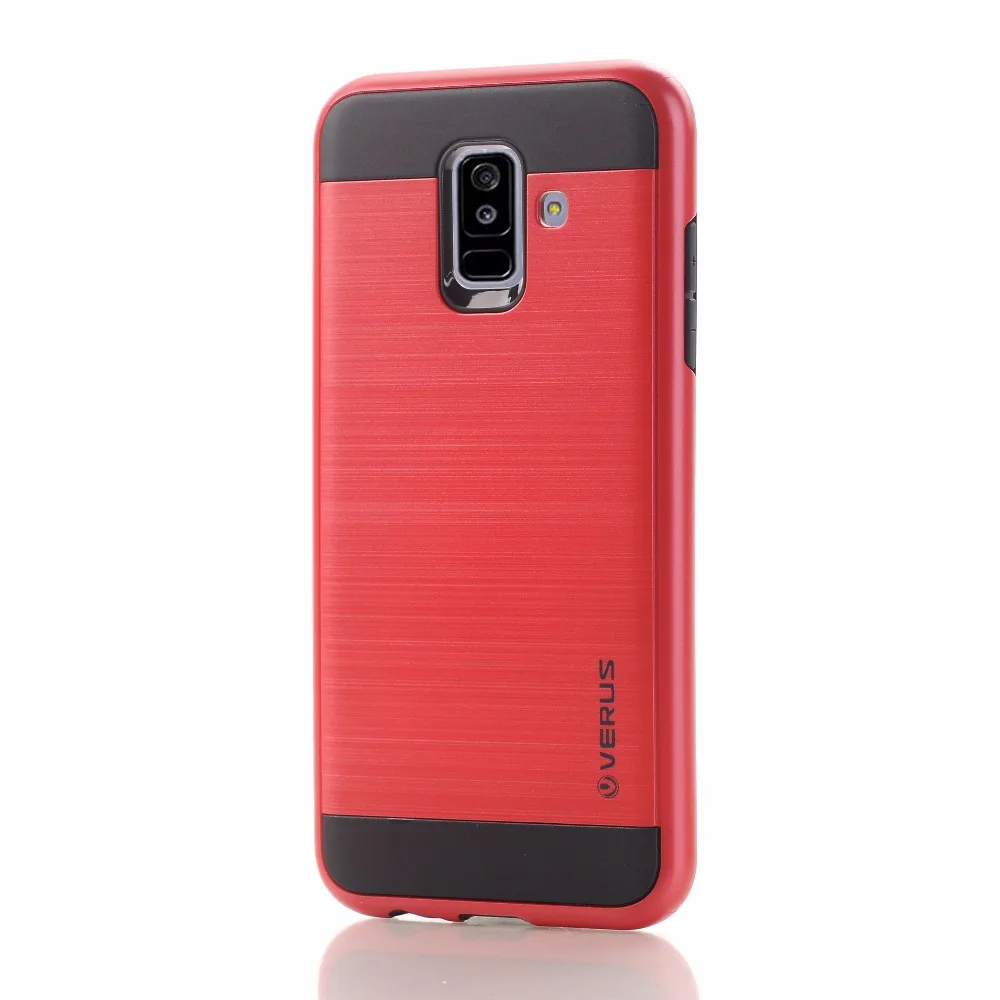 Противоударный пластиковый гибридный армированный чехол для Samsung Galaxy A6 A6plus 2018