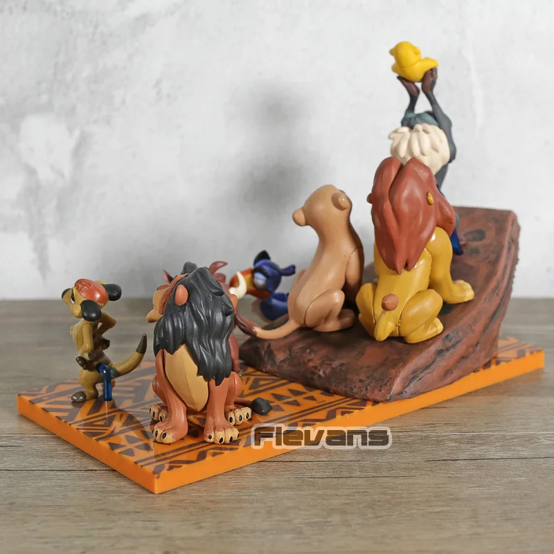Лев Король Simba Mufasa Pumbaa шрам рафики Тимон ПВХ Фигурки игрушки 6 шт./компл. | Игрушки и