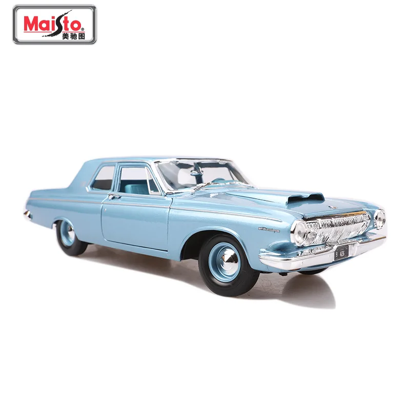Maisto 1:18 Масштаб литья под давлением модель автомобиля игрушка для 1963 Dodge 330 Ретро