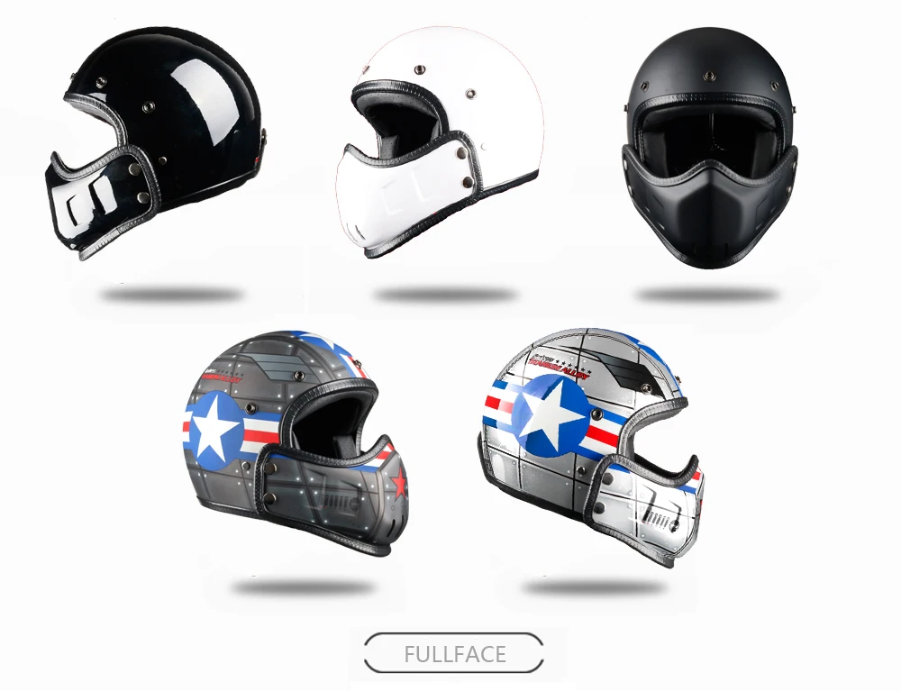 Винтажный moto cross moto rcycle шлем Ретро Кафе Racer Vespa открытое лицо каск полное лицо casco moto модульный Мото шлем в горошек