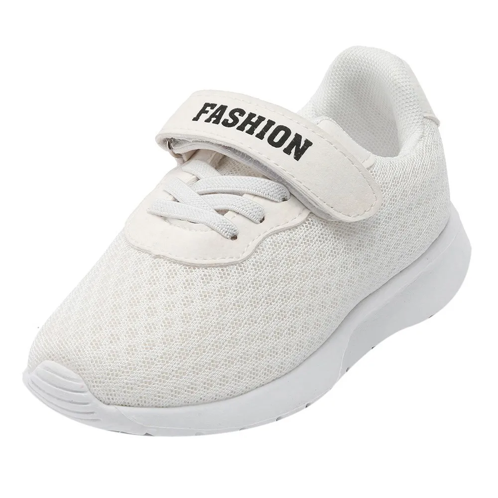 Kid Baby Boys Girls Letter Sport Running Breathable Mesh Sneaker Casual Shoes | Детская одежда и обувь