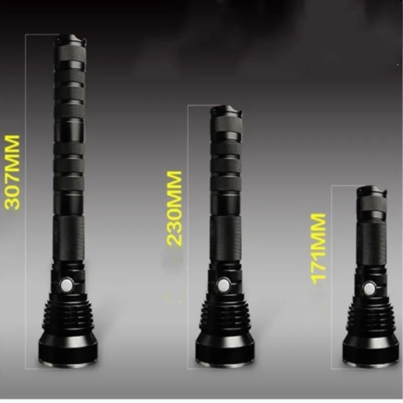 

Led Flashlight Long-Range Bright Light Charging Waterproof Hunting Household Riding Self-Defense Outdoor/Indoor , Two Switch
