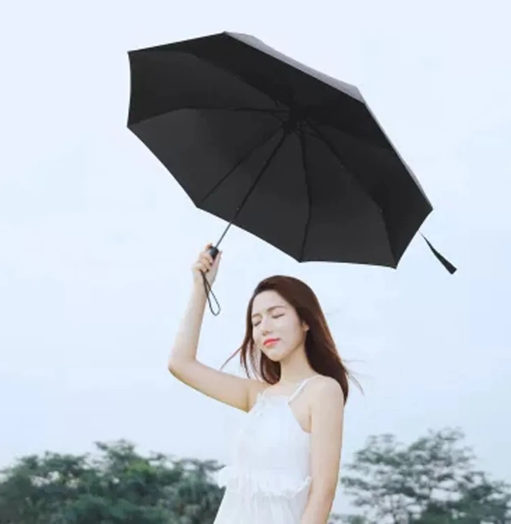 Xiaomi Mijia Солнечный дождливый Bumbershoot алюминиевый ветрозащитный водонепроницаемый УФ зонтик мужчина женщина лето зима зонт