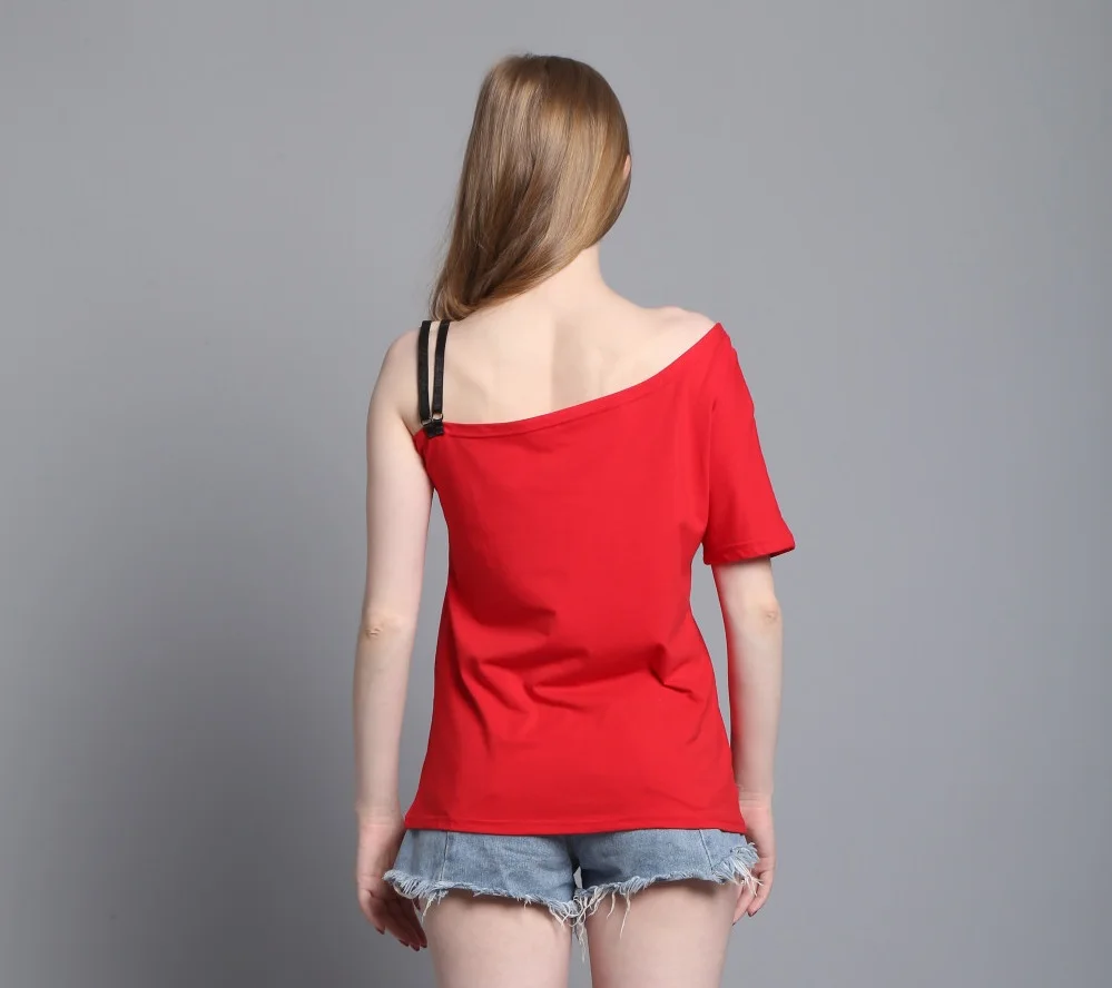 Xunnewei новые летние пикантные Дамская мода короткий рукав косой с принтом бабочки