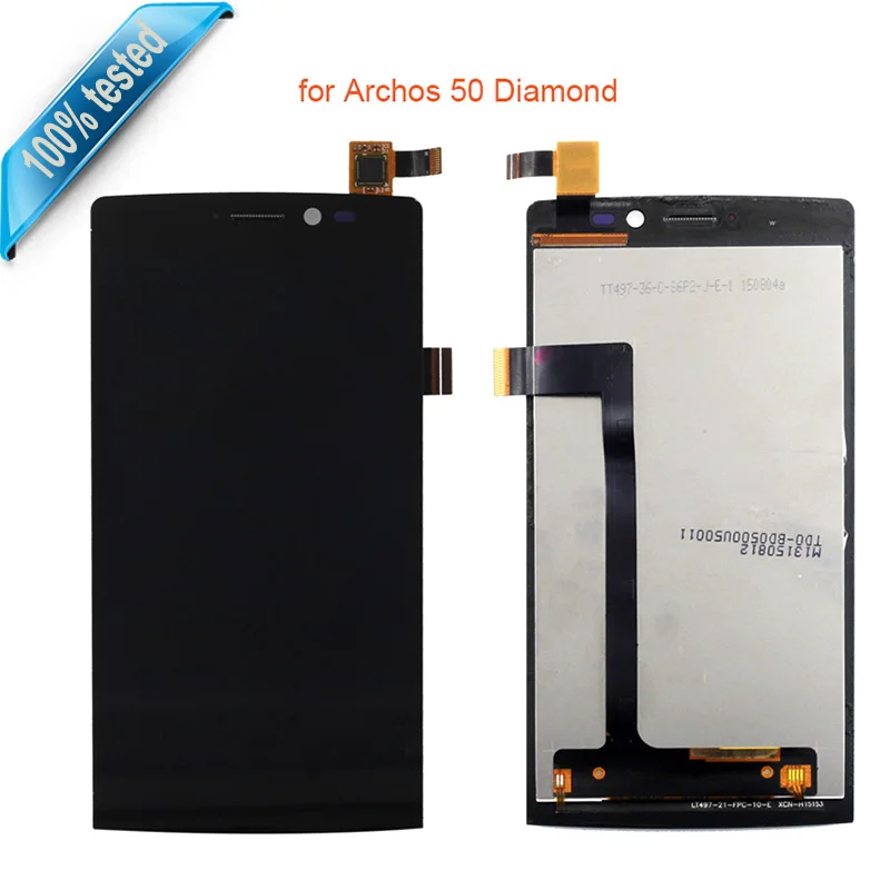 Для Archos 50 Diamond сенсорная панель с полноформатным ЖК дисплеем сенсорный экран