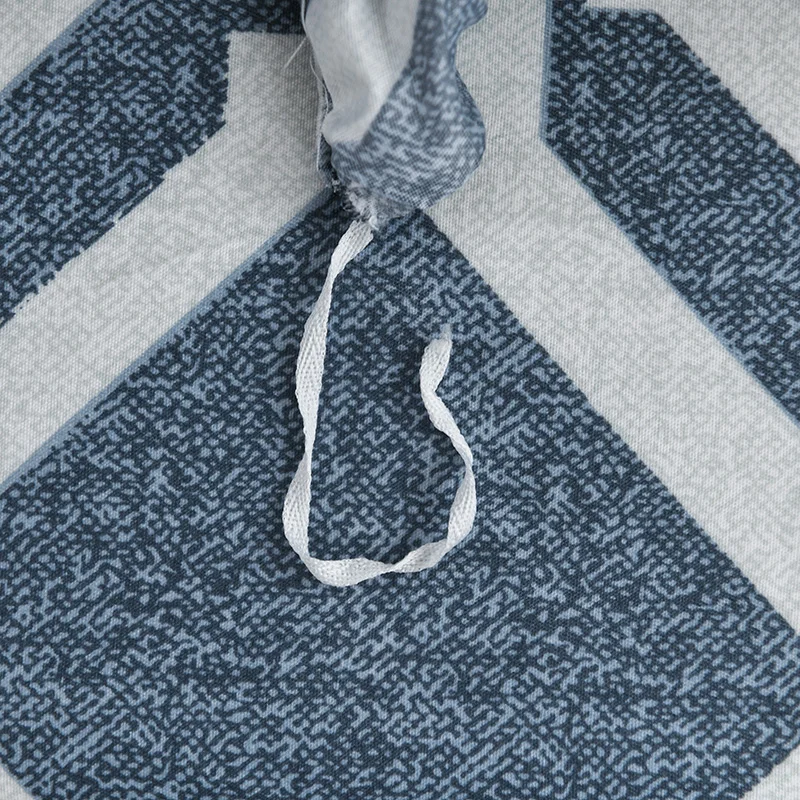 1 шт. пододеяльник Синий Белый Цвет Прямоугольное Узорчатое одеяло покрытие для