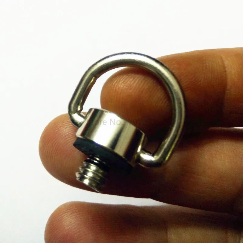 Металлическая большая d-образная пластина 10 шт. 1/4 дюйма быстросъемный винт с