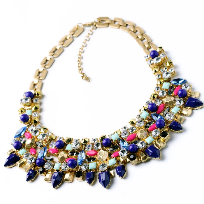 Новые стили 2017 эффектные Модные женские Украшения ожерелье с подвеской в