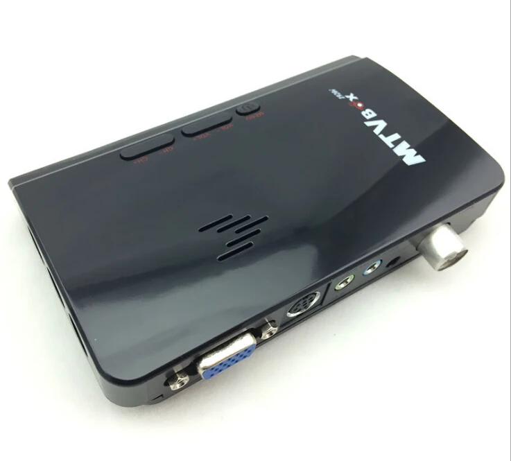 1080P LCD TV Box Внешний HD CRT VGA внешний ТВ тюнер M ПК приемник AV к с дистанционным