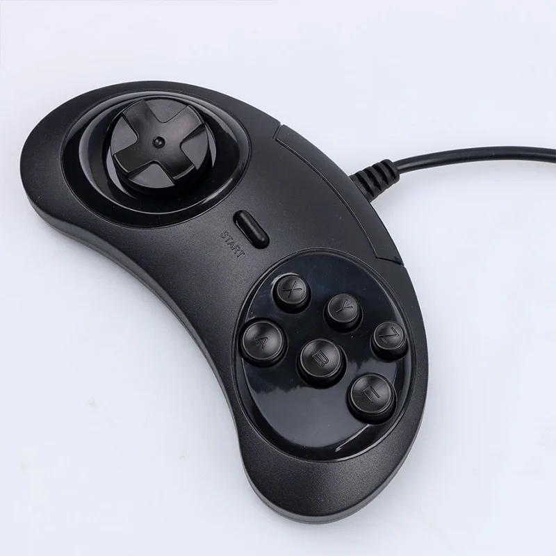1 шт. контроллер Джойстик для SEGA Genesis USB геймпад 6 кнопок PCUSB держатель игрового