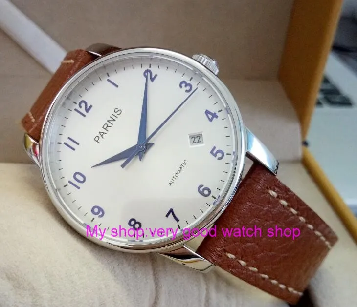 Мужские наручные часы с сапфирами автоматические механические 38 мм из японского