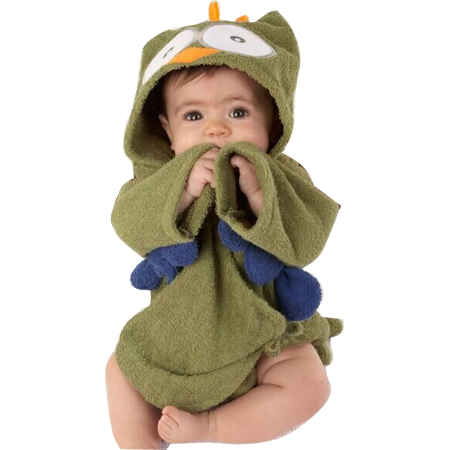 Детские халаты с рисунками животных фланелевые пижамы для мальчиков и девочек