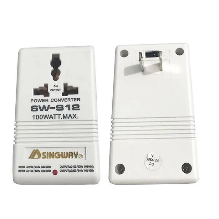 110 В до 220 повышающий набор понижающий преобразователь напряжения по всему миру 100