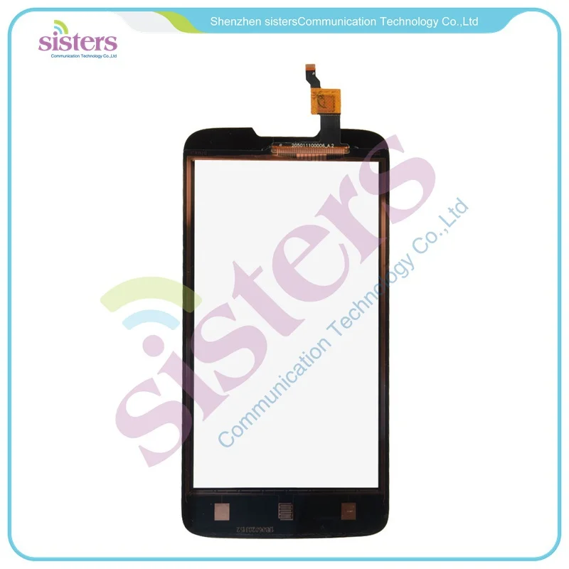 5 шт. Высокое качество черный/белый сенсорный экран дигитайзер Переднее стекло