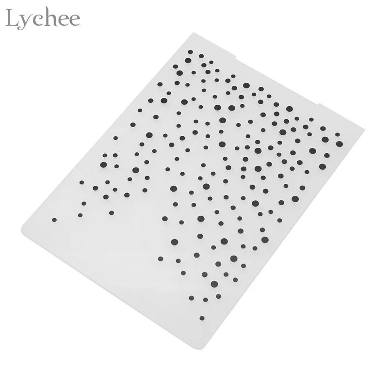 Lychee Dot Bubble пластиковая папка для тиснения для скрапбукинга DIY альбом карта инструмент пластиковый шаблон штамп карта изготовление украшения