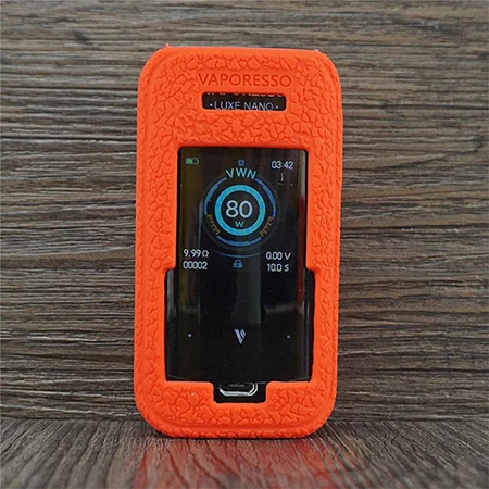 Red Текстурированный силиконовый чехол для Vaporesso Lux Nano TC Kit Box Mod электронная сигарета Vape силиконовый чехол с гелевой оболочкой - Цвет: Red