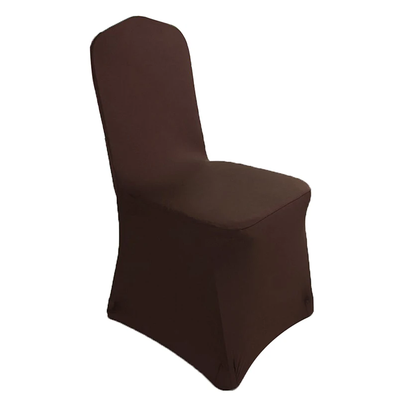 Элегантный Эластичный двухэластичный чехол на стул без ремешков из эластина для