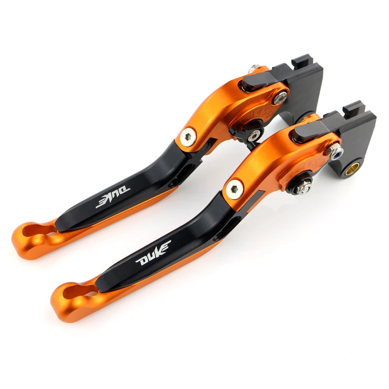 Aluminum Motorcycle Adjustable Brake lever Foldable Extendable Clutch Lever For KTM 790 DUKE 2018 UP With Logo | Автомобили и