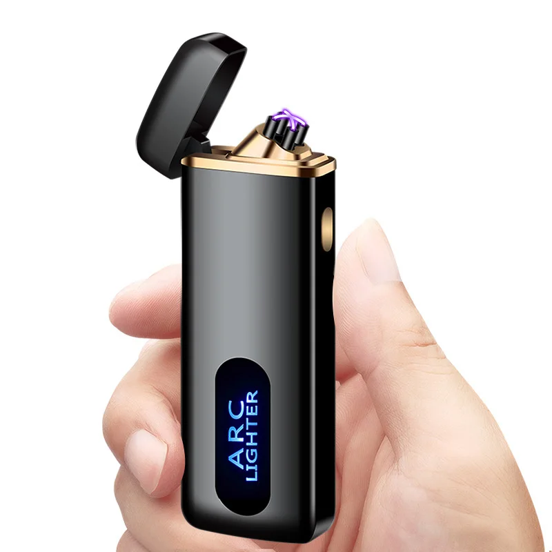 Креативная индивидуальная USB ветрозащитная зарядка плазменная импульсная