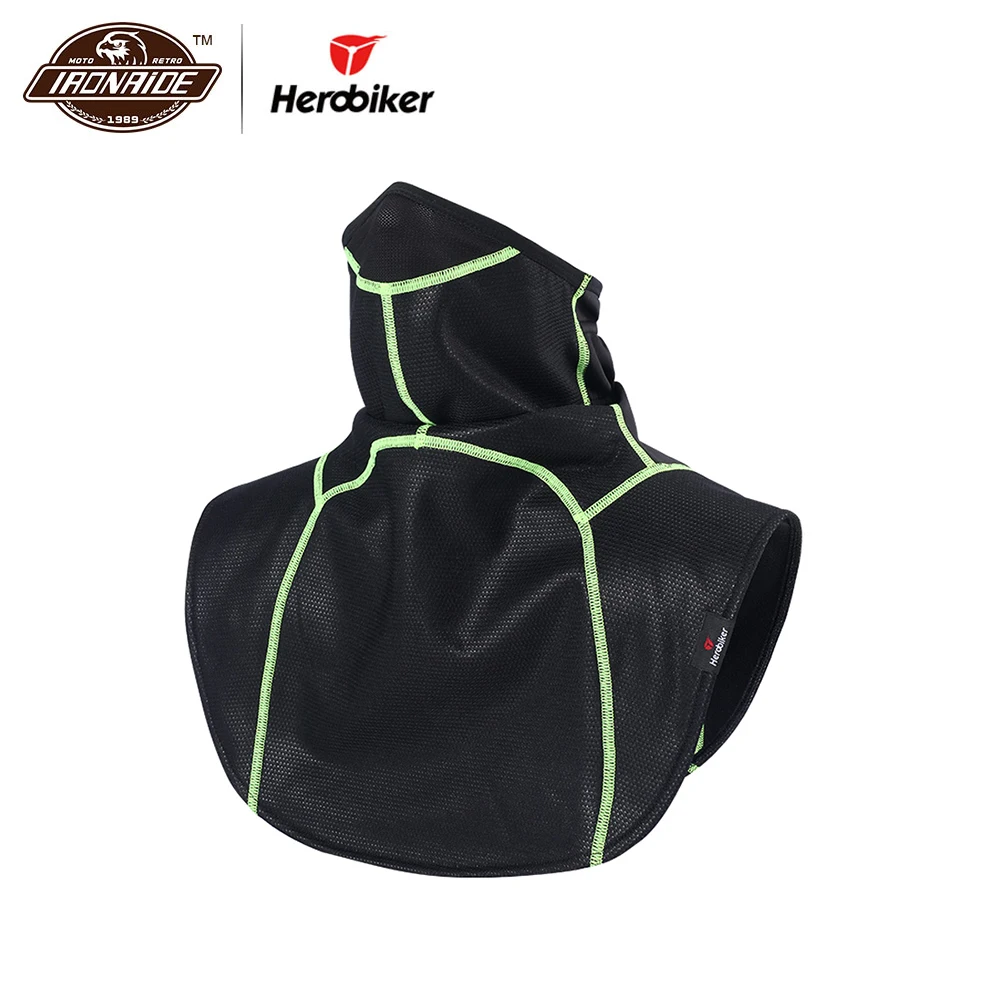 HEROBIKER Теплая Флисовая мотоциклетная маска для лица ветрозащитная катания на
