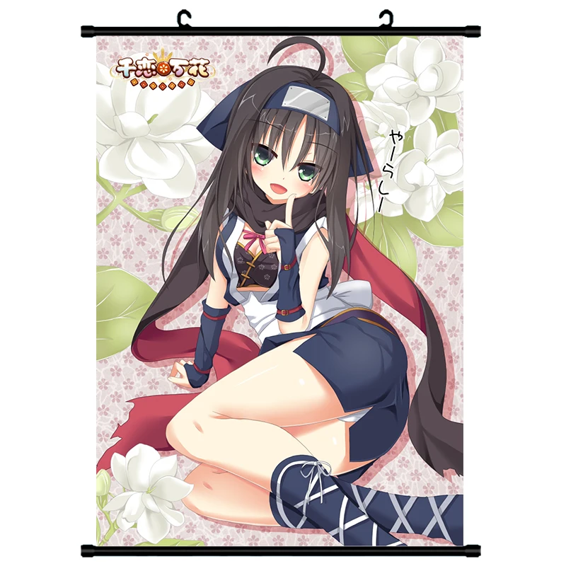 

Mxdfafa Japanese Anime GALGAME printed wall scroll poster cuadros decoracion salon Scroll Painting canvas painting 40x60cm