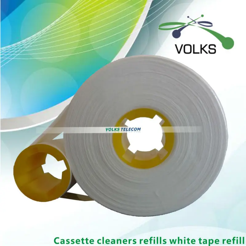 Cassette cleaners refills white tape refill