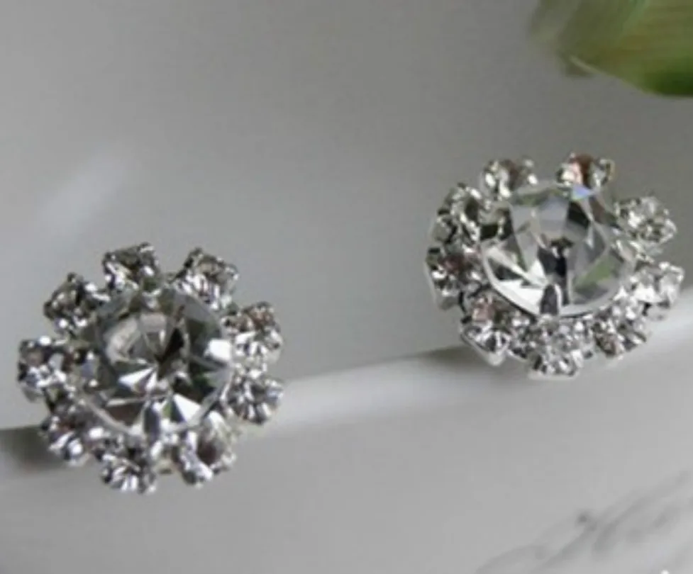 

New fashion jewelry earrings spherical crystal flower earrings Ol style sun flower earrings ladies crystal zircon earrings