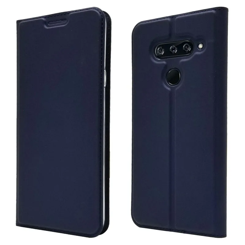 Роскошный чехол из искусственной кожи для LG Q6 Q8 G6 G7 V20 V30 V40 чехол thinq модный откидной Чехол Магнитный чехол для телефона